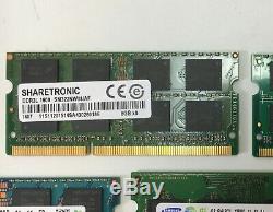 Tested Lot of 72GB (4GB x16) (8GB x1) Mix Speed/Brand DDR3/L Laptop RAM Memory