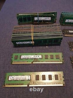 Various/Mixed Job Lot 95+ Desktop Laptop Memory Ram Sticks Samsung Hynix Micron